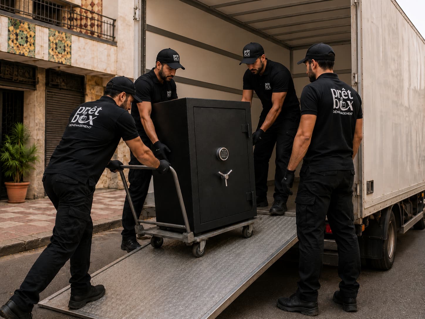 déménagement de coffre fort